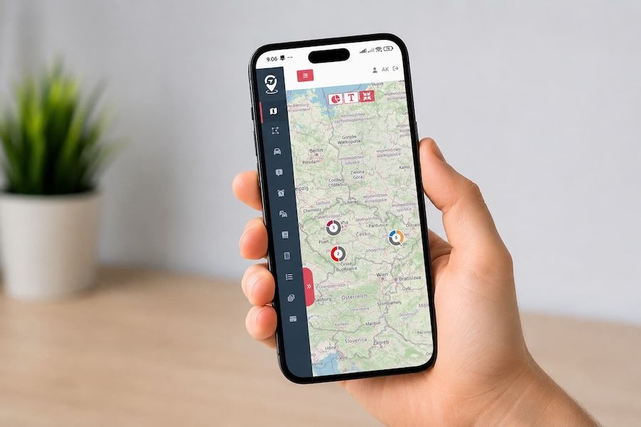 Mobilní aplikace pro GPS monitoring vozidel ke stažení pro Android i iOS