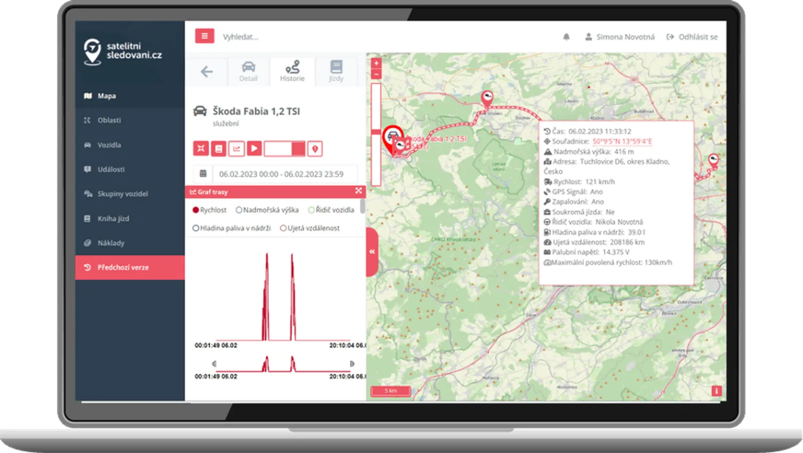 Monitorování balíků a kontejnerů