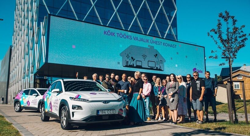 Telia Eesti - sdílení vozidel v estonské it a telekomunikační společnosti